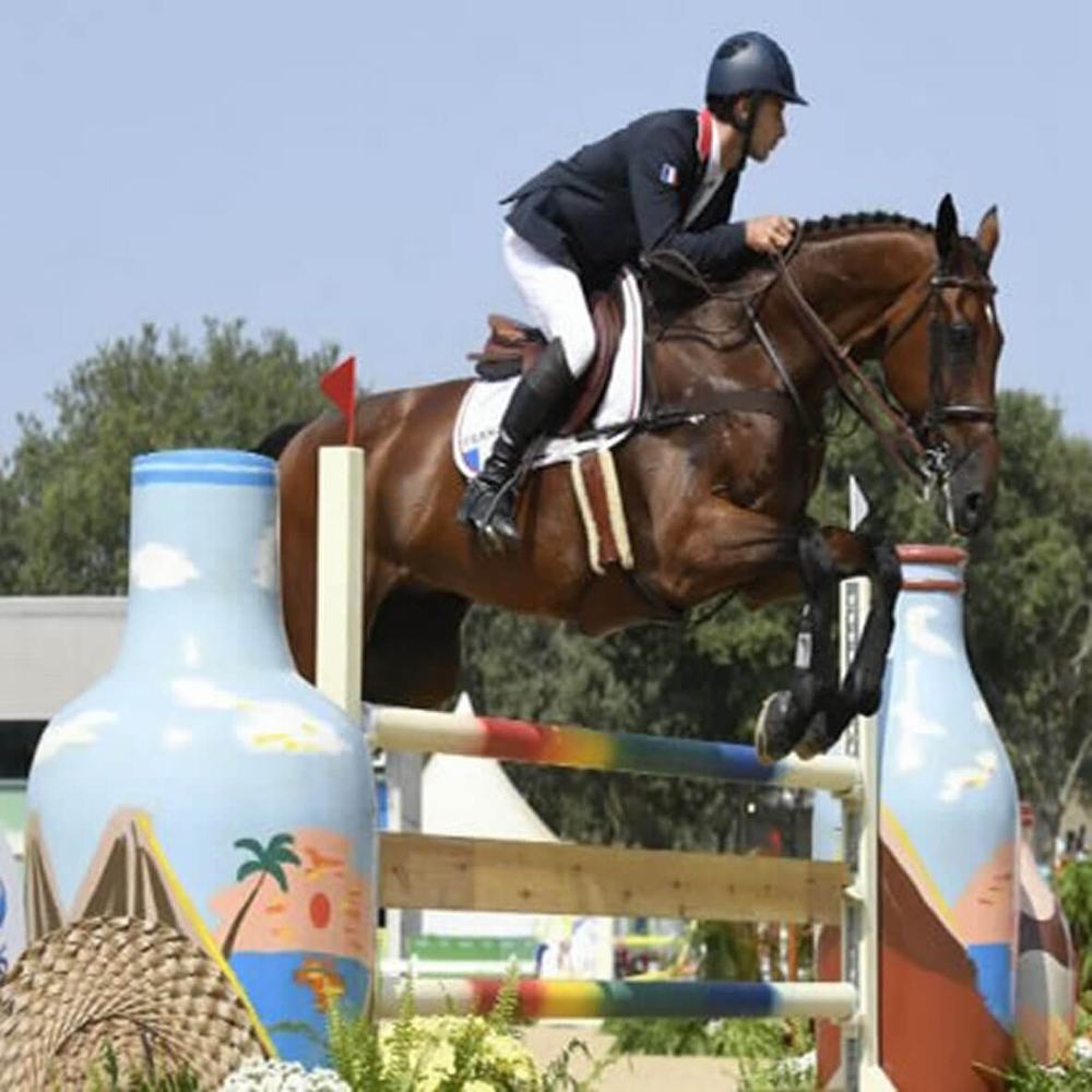 Polystyrene showjumping props at Rio