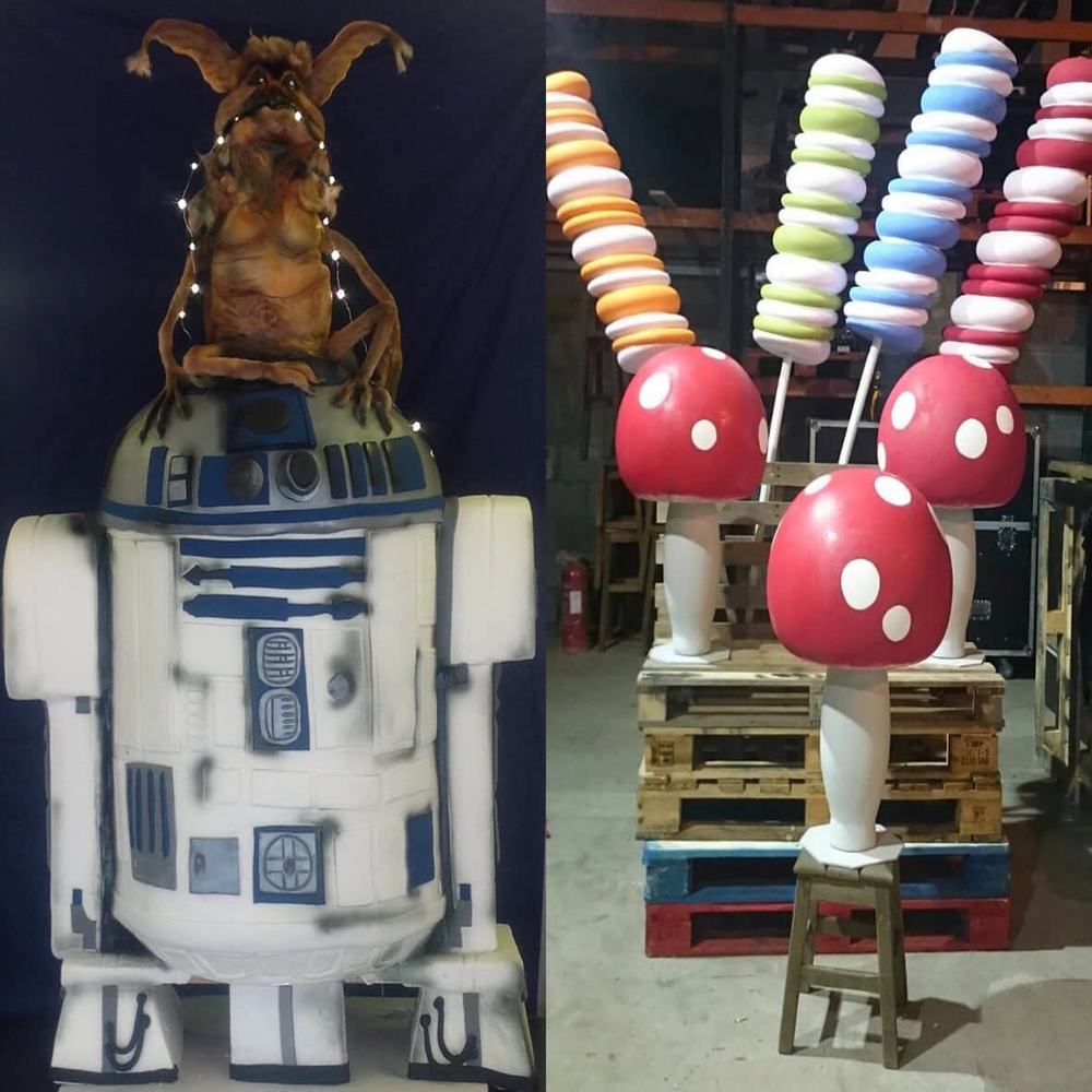 Custom polystyrene commission