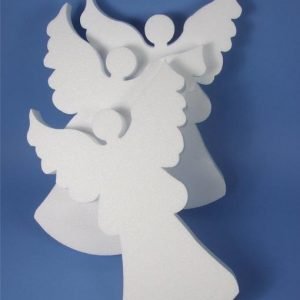 Polystyrene Angels Set of 3