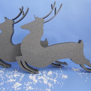 Polystyrene Reindeer Shapes Twin pack