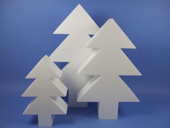 Polystyrene Christmas Trees Set of 3 Polystyrene Christmas Trees Set of 3